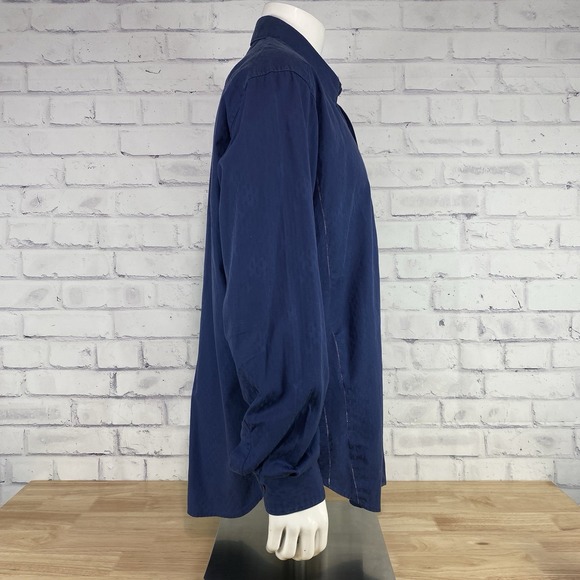 Robert Graham Shirt Men's Extra Large Long Sleeve Button Up Contrasting Cuffs - Picture 7 of 15